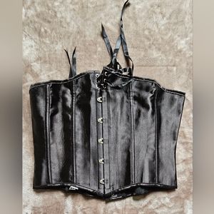 Black corset. Size L